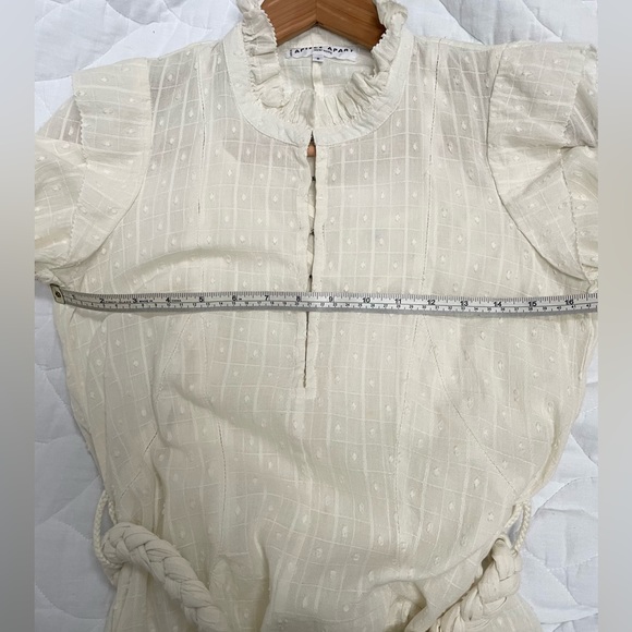 Apiece Apart Rafaela Mini Dress, Cream - size 0 - Picture 5 of 7